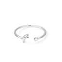 F Silver Initial Letter Ring | Initial Jewelry