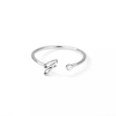 G Silver Initial Letter Ring | Initial Jewelry