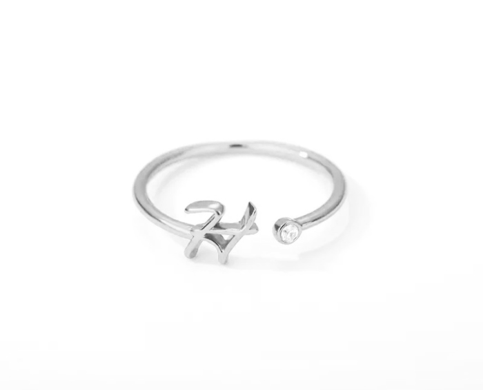 Initial Letter Ring | Initial Jewelry