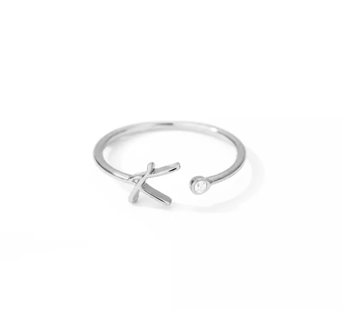 Initial Letter Ring | Initial Jewelry
