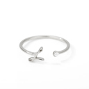 L Silver Initial Letter Ring | Initial Jewelry