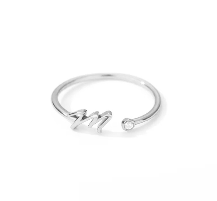 Initial Letter Ring | Initial Jewelry
