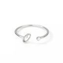 O Silver Initial Letter Ring | Initial Jewelry