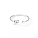 P Silver Initial Letter Ring | Initial Jewelry