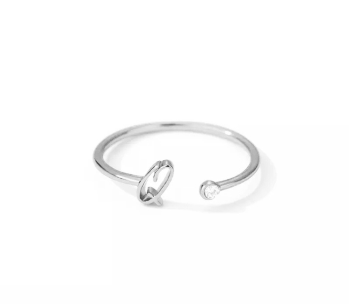 Initial Letter Ring | Initial Jewelry