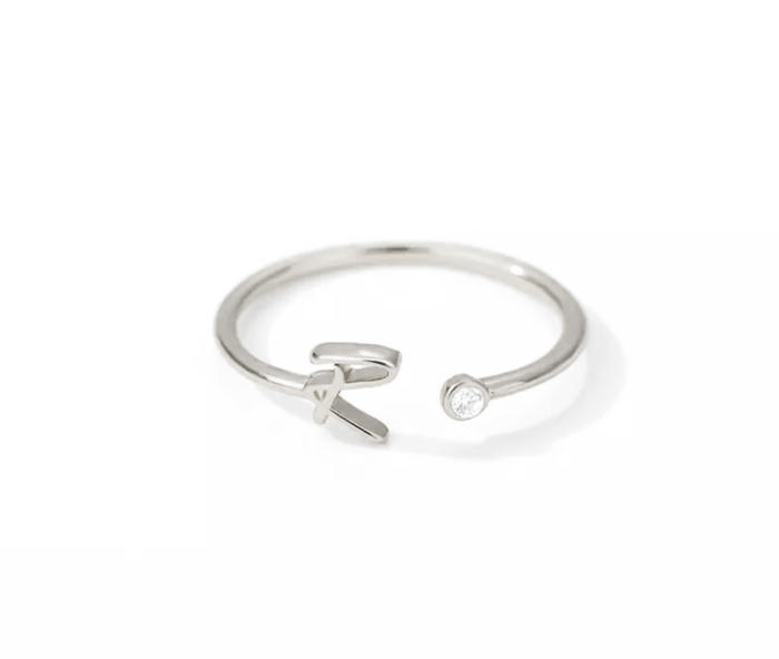 Initial Letter Ring | Initial Jewelry