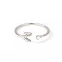 R Silver Initial Letter Ring | Initial Jewelry