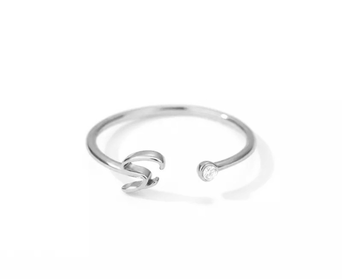Initial Letter Ring | Initial Jewelry