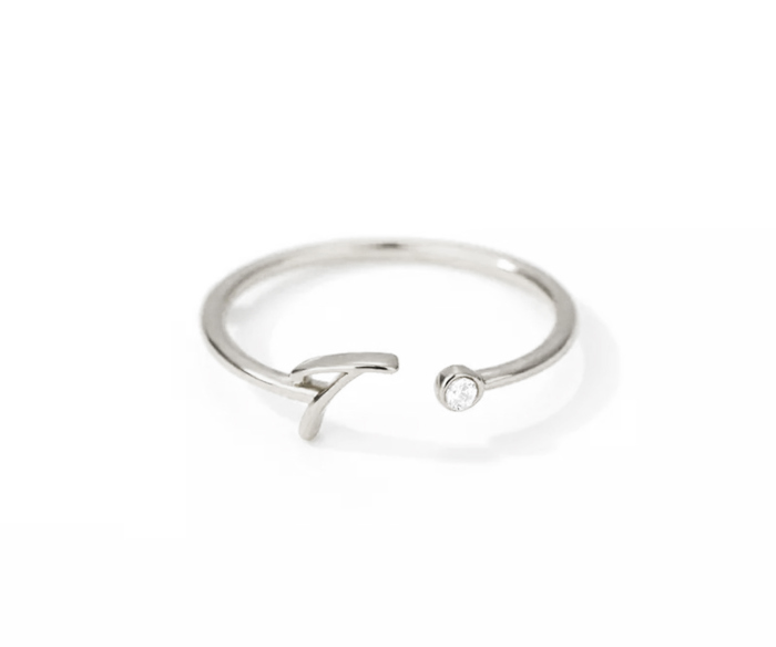 Initial Letter Ring | Initial Jewelry