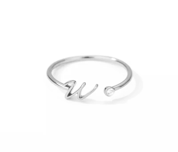 Initial Letter Ring | Initial Jewelry