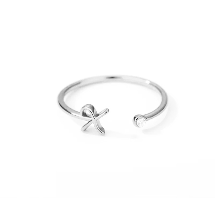Initial Letter Ring | Initial Jewelry