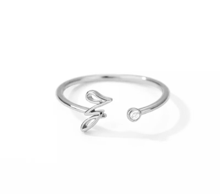 Initial Letter Ring | Initial Jewelry