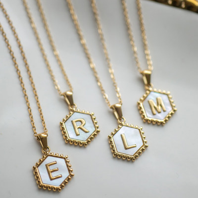 Minimalist Initial Letter Necklace