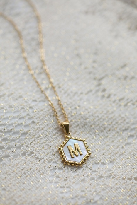 Minimalist Initial Letter Necklace