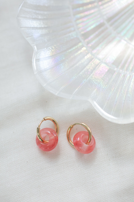 Summer Beaded Hoop Earring Collection