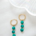 Style 6 Summer Beaded Hoop Earring Collection