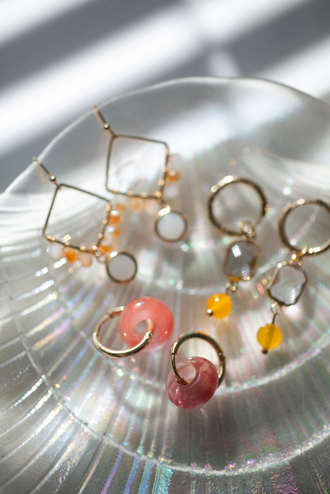 Summer Beaded Hoop Earring Collection