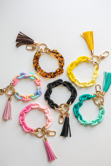 Chain Link Wristlet Keychain