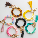  Chain Link Wristlet Keychain