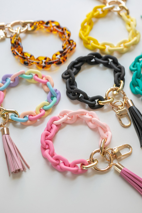 Chain Link Wristlet Keychain