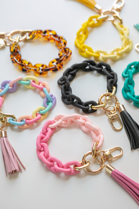 Chain Link Wristlet Keychain