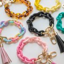  Chain Link Wristlet Keychain