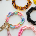  Chain Link Wristlet Keychain