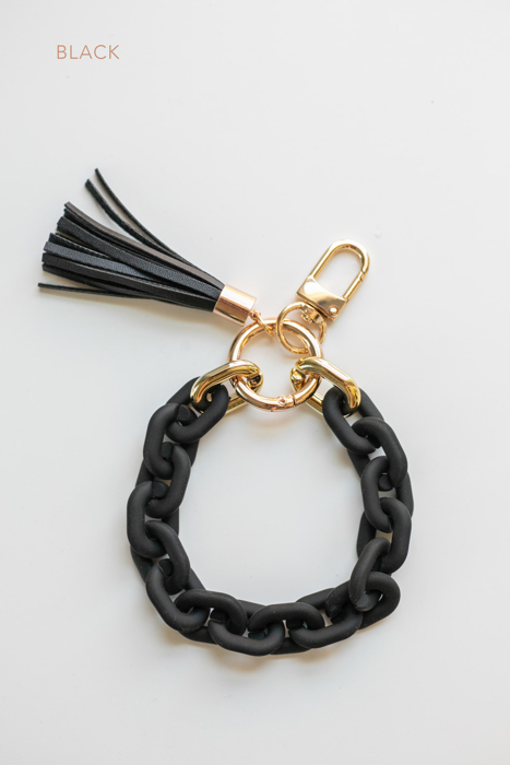 Chain Link Wristlet Keychain