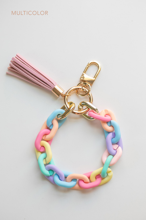 Chain Link Wristlet Keychain