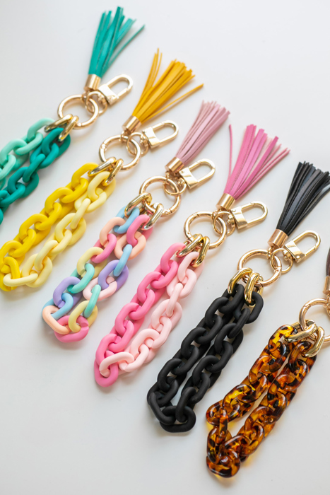 Chain Link Wristlet Keychain