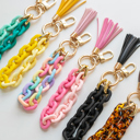 Chain Link Wristlet Keychain