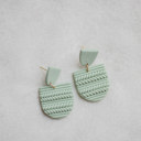 Syle 7 Knit Patterned Clay Earrings | Fall Earrings | Autumn Earrings | Seasonal Earrings