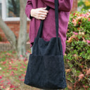  Double Pocket Corduroy Tote Bag | Fall Handbag | Fall Purses