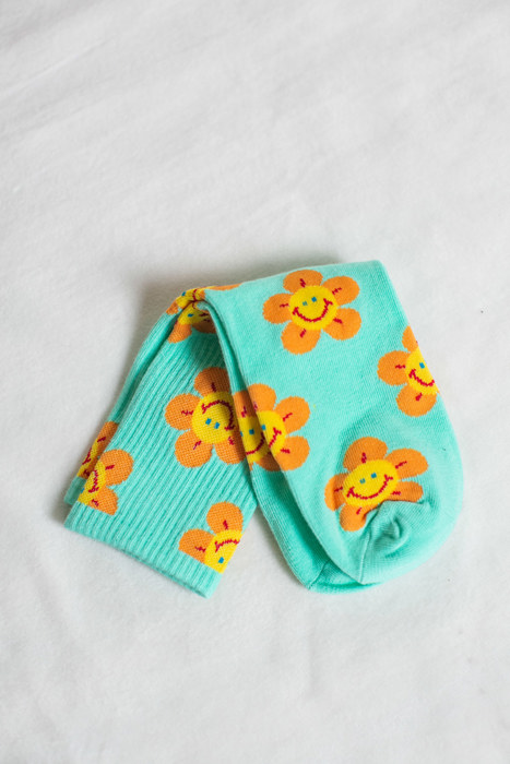 Colorful Smiley Socks