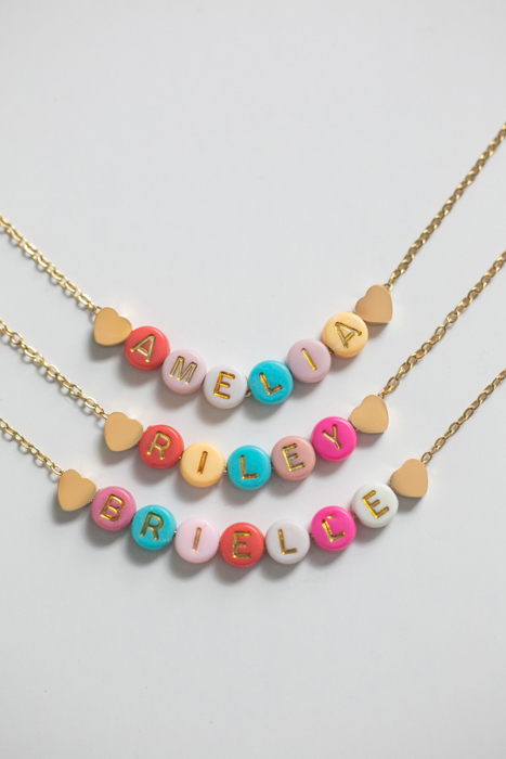Beaded Personalized Necklace | Name Necklace