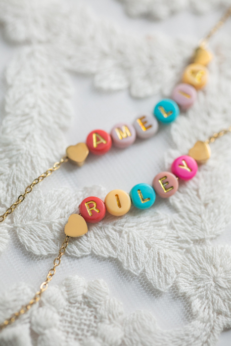 Beaded Personalized Necklace | Name Necklace
