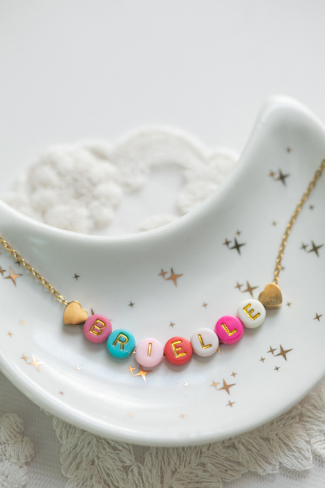 Beaded Personalized Necklace | Name Necklace