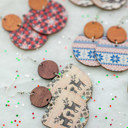  WINTER CLEARANCE | Wooden Winter Earrings