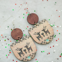 10 WINTER CLEARANCE | Wooden Winter Earrings