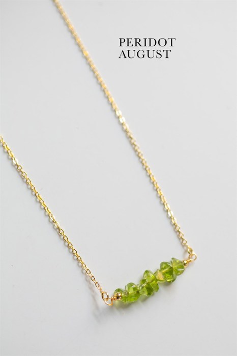 Natural Gemstone Birthstone Necklace