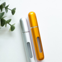 Silver & Gold Portable Perfume Bottle Set of 2