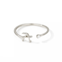 A Silver Initial Letter Ring | Initial Jewelry