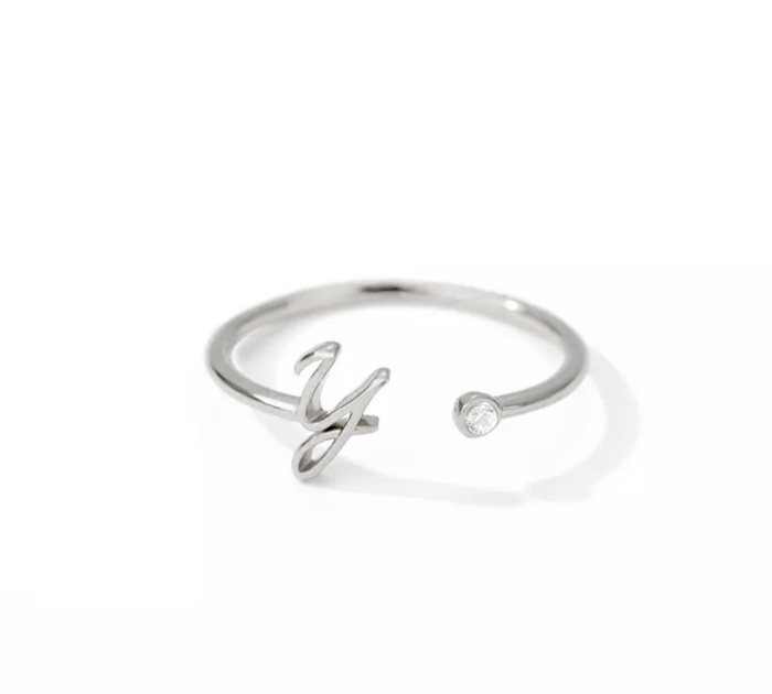 Initial Letter Ring | Initial Jewelry