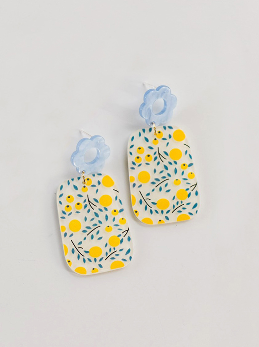Whimsical Floral Spring Earrings