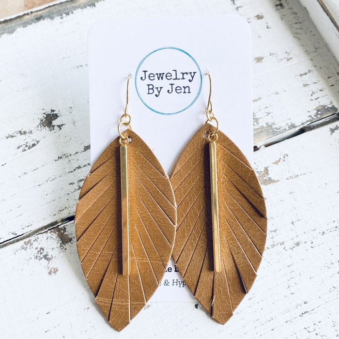 Fringe Leather Earrings