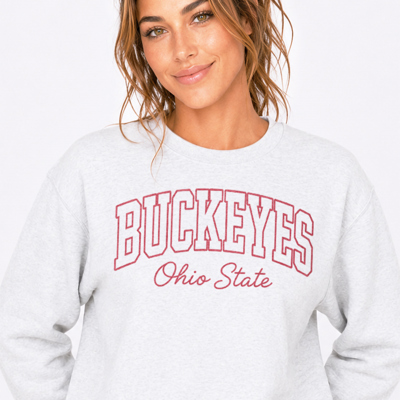 Custom Team Varsity College Outline Sport Graphic Sweatshirt | Personalized Team Shirt