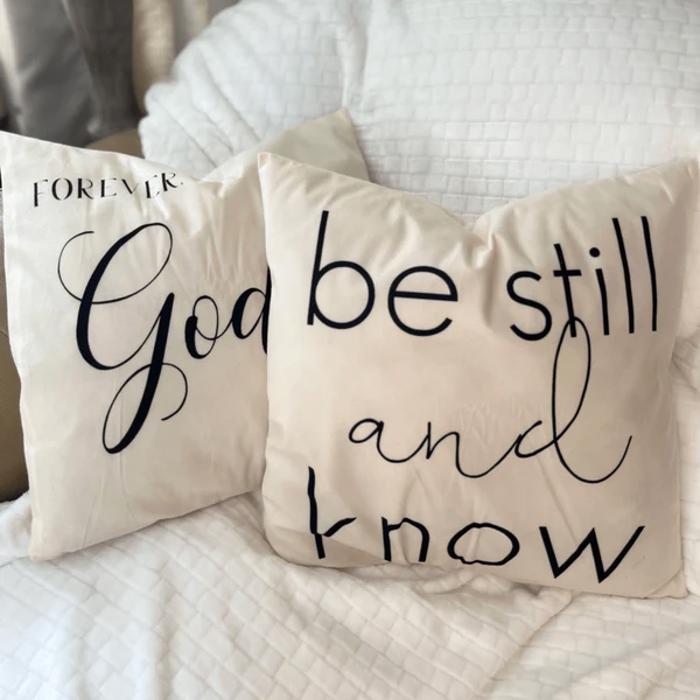 Home Accent Throw Pillow Cover Faith and Family Inspired | 11 Designs 