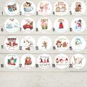  Personalized To & From Holiday Christmas Gift Sticker Labels
