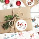  Personalized To & From Holiday Christmas Gift Sticker Labels