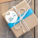 Personalized To & From Holiday Christmas Gift Sticker Labels